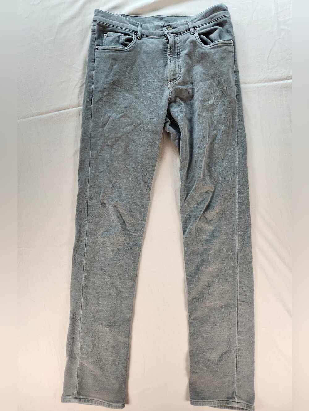 Faherty Slim Skinny Gray Denim Jeans Stretch 5-Pocket Men's Size 30x32